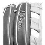 Wilson A1000 IF12 Fastpitch Softball Glove Grey / White