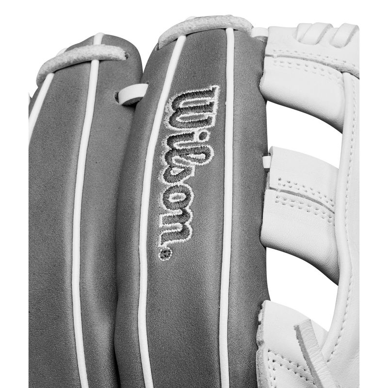 Wilson A1000 IF12 Fastpitch Softball Glove Grey / White