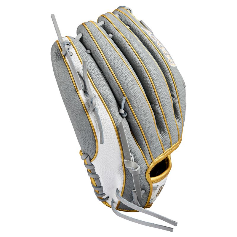 Wilson A2000 Classic V125 Fastpitch Softball Glove Grey / Grey / White / Metallic Gold