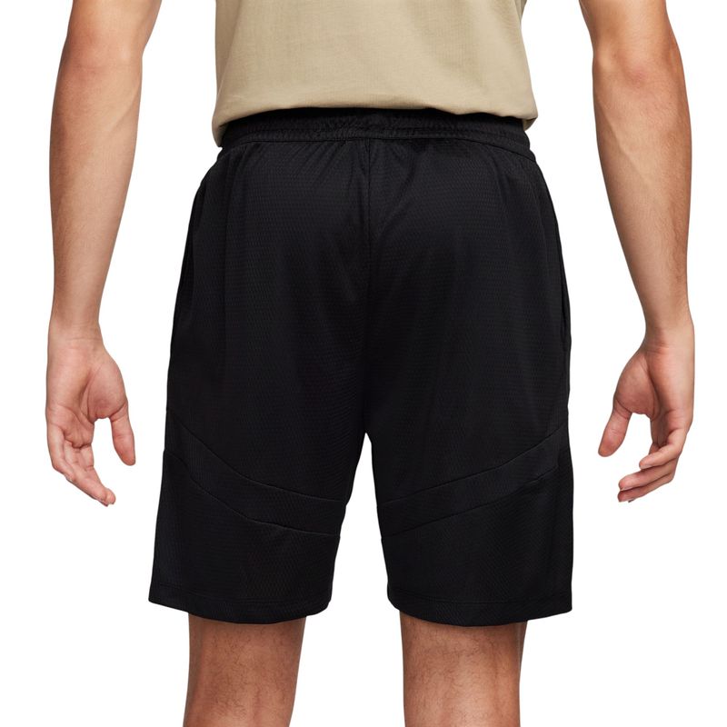 Nike Dri-FIT Icon 8" Basketball Short - Men's Black / Black / Black / White