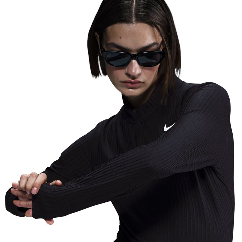 Nike Tour Dri-FIT ADV Half-Zip Golf Hoodie - Women's Black / White