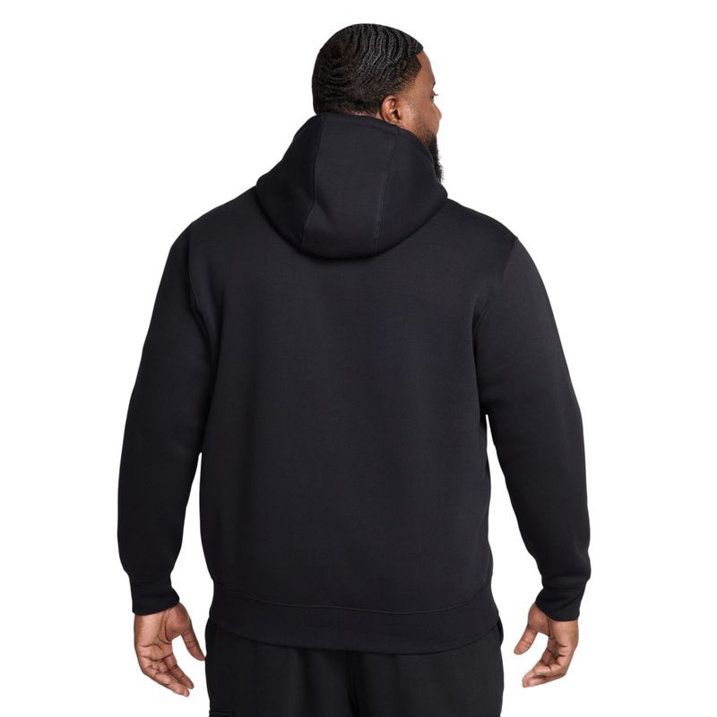 Nike Club Basketball Full-Zip Hoodie - Men's Black / Black / White