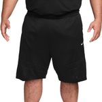 Nike Dri-FIT Icon 8" Basketball Short - Men's Black / Black / Black / White
