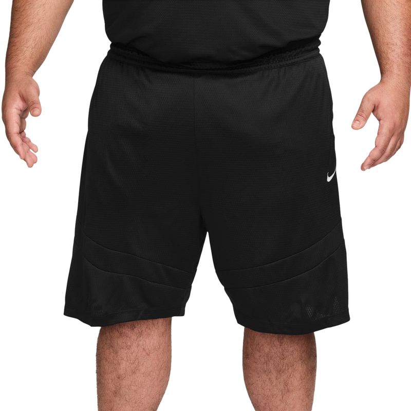 Nike Dri-FIT Icon 8" Basketball Short - Men's Black / Black / Black / White