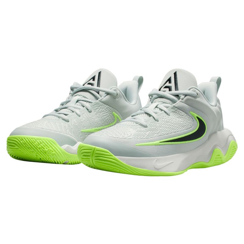 Nike Giannis Immortality 4 Basketball Shoe - Youth Light Silver / Black / Volt