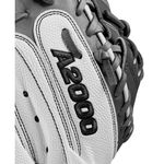 Wilson A2000 FPCM23 Fastpitch Softball Catcher Mitt Grey / White