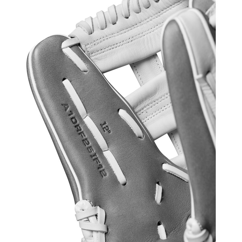 Wilson A1000 IF12 Fastpitch Softball Glove Grey / White