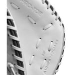 Wilson A1000 CM33 Fastpitch Softball Catcher Mitt White / Black / Red