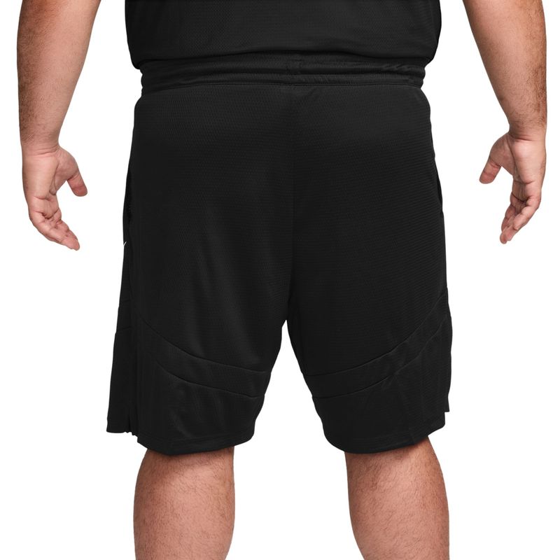 Nike Dri-FIT Icon 8" Basketball Short - Men's Black / Black / Black / White