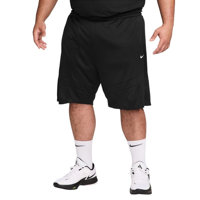 Nike Dri-FIT Icon 8" Basketball Short - Men's Black / Black / Black / White