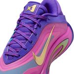 Nike A'One Basketball Shoe - Women's Fierce Purple / Metallic Gold / Hyper Violet