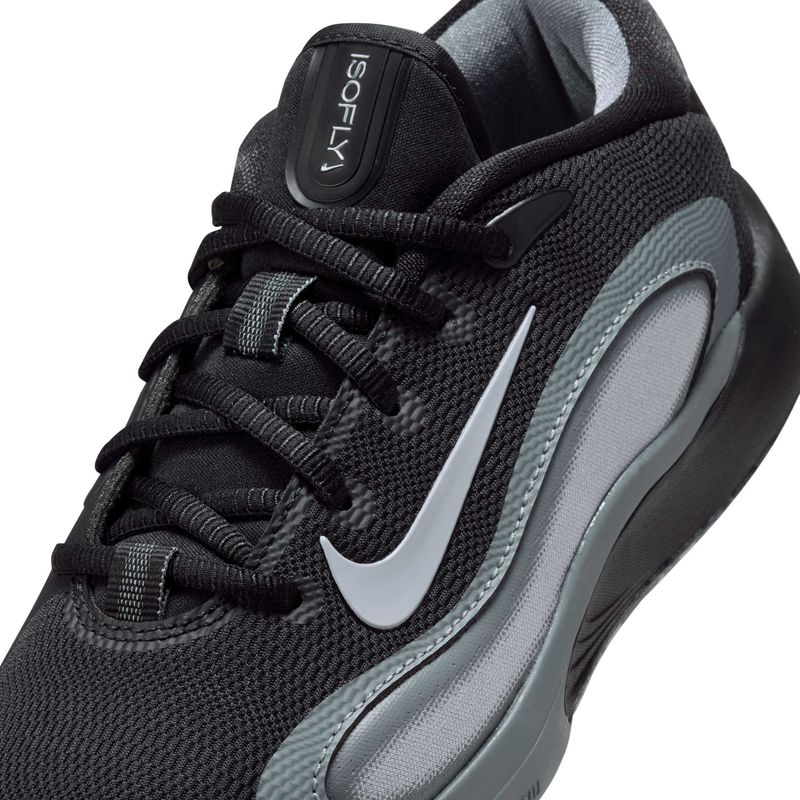 Nike IsoFly Basketball Shoe - Youth Black / Wolf Grey / Cool Grey / White