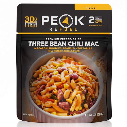 Peak Refuel Three Bean Chili Mac Freeze Dried Meal