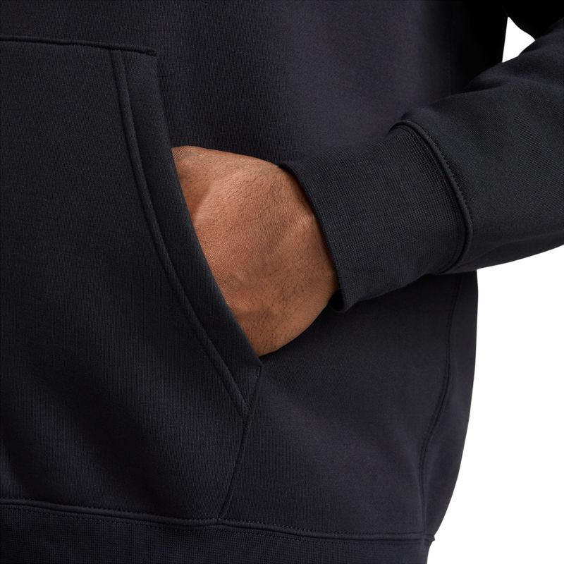 Nike Club Basketball Full-Zip Hoodie - Men's Black / Black / White