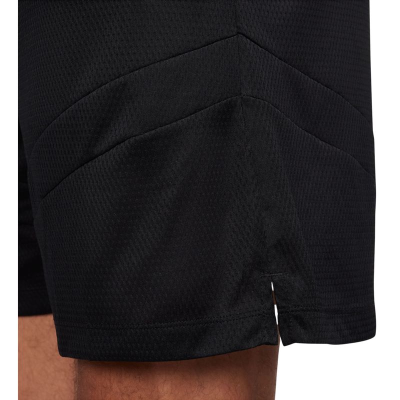 Nike Dri-FIT Icon 8" Basketball Short - Men's Black / Black / Black / White