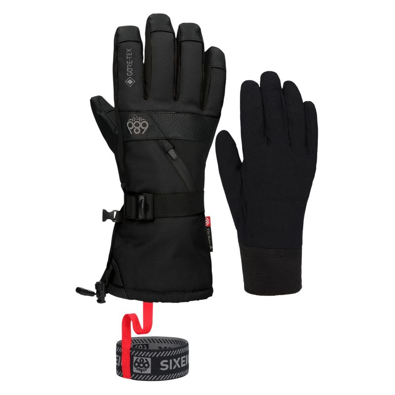 686 GORE-TEX SMARTY 3-innull Gauntlet Glove Black