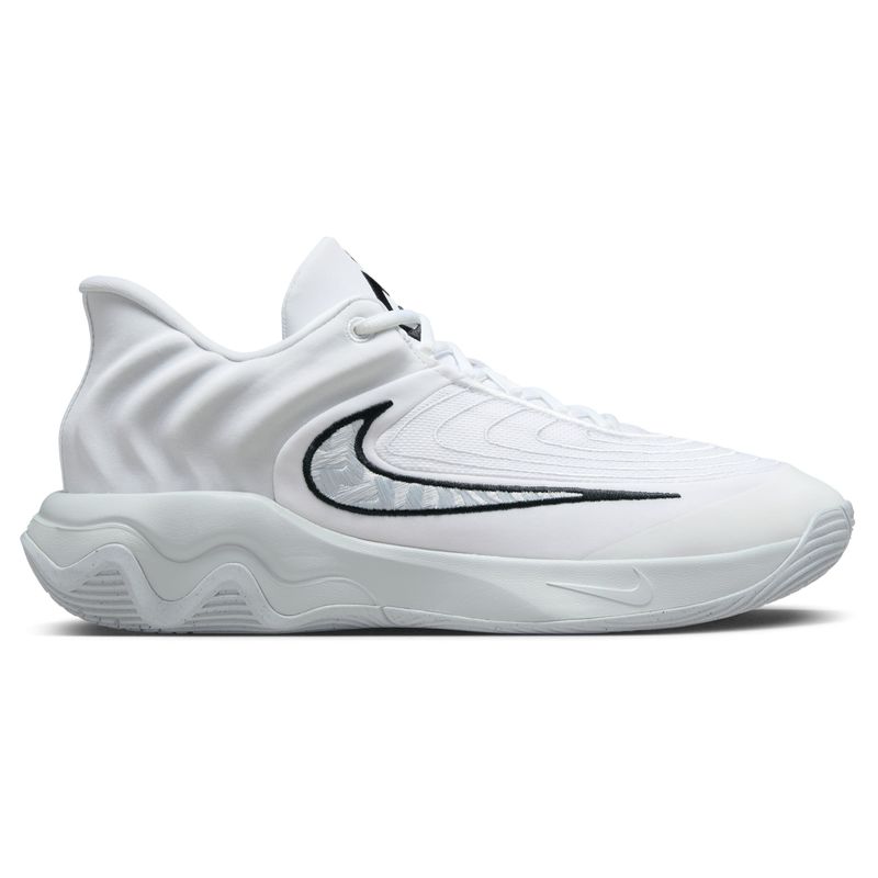 Nike Giannis Immortality 4 Basketball Shoe - Men's  White / Black Pure Platinum