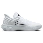 Nike Giannis Immortality 4 Basketball Shoe - Men's  White / Black Pure Platinum