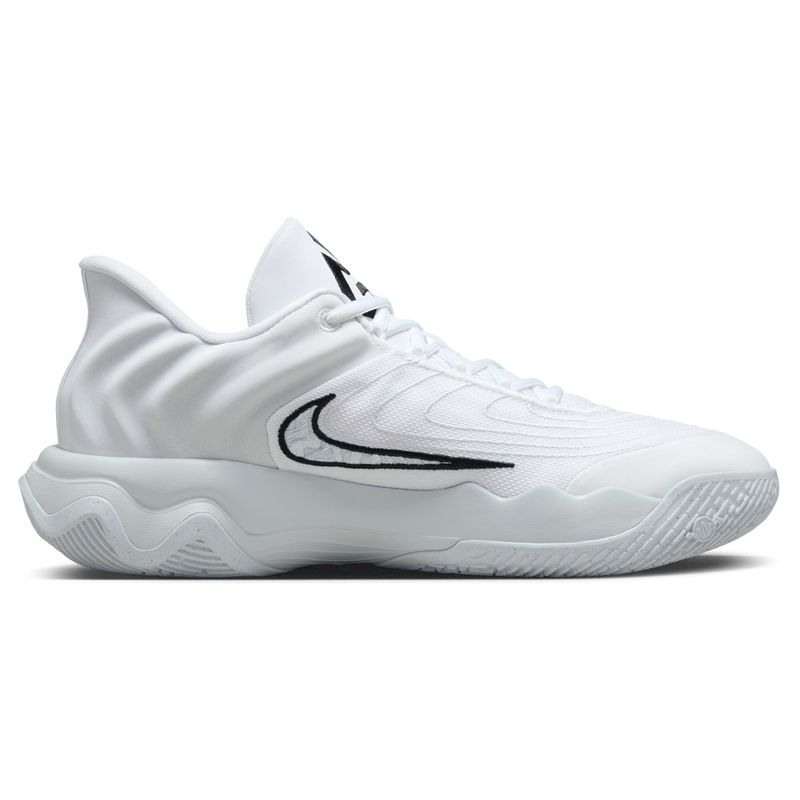 Nike Giannis Immortality 4 Basketball Shoe - Men's  White / Black Pure Platinum