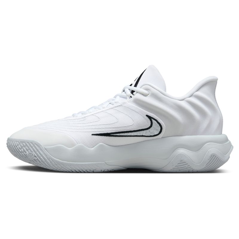 Nike Giannis Immortality 4 Basketball Shoe - Men's  White / Black Pure Platinum