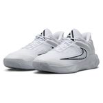 Nike Giannis Immortality 4 Basketball Shoe - Men's  White / Black Pure Platinum