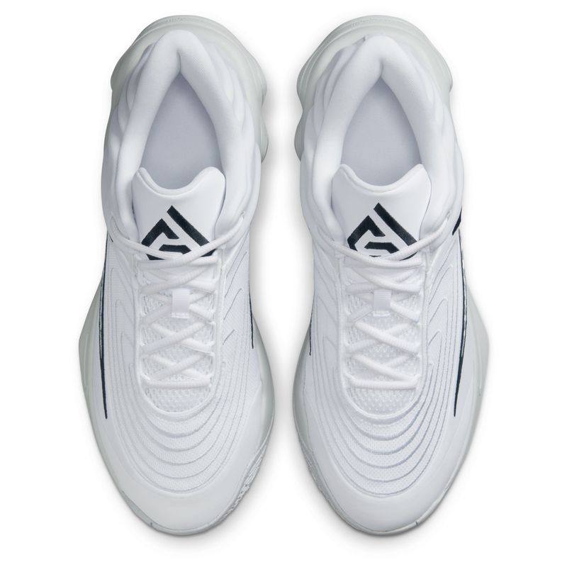 Nike Giannis Immortality 4 Basketball Shoe - Men's  White / Black Pure Platinum