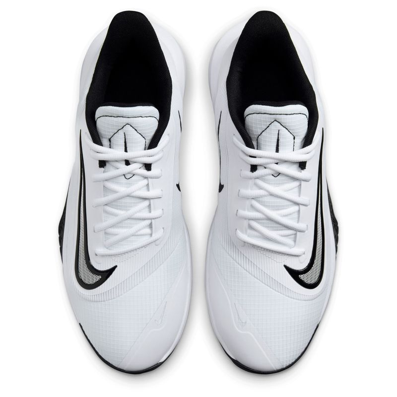 Nike Precision 7 Basketball Shoe - Men's White / Black