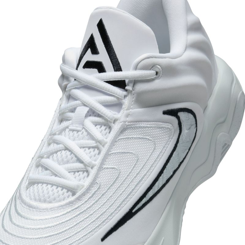 Nike Giannis Immortality 4 Basketball Shoe - Men's  White / Black Pure Platinum