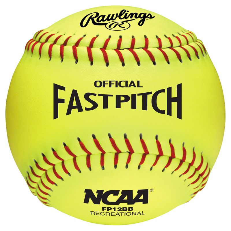 Rawlings 12 and Under NCAA Recreational Fastpitch Softball Optic Yellow