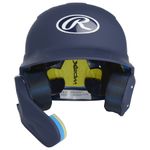 Rawlings Mach Adjust With RHB Extension Batting Helmet Navy
