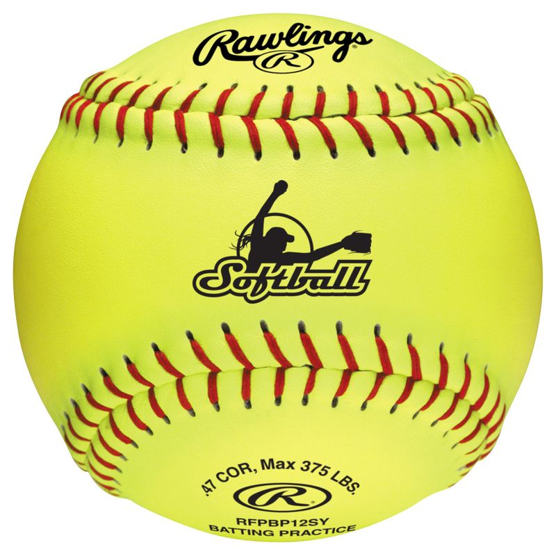 Rawlings Poly-X 12" Softball Bucket (12  Pack) Optic Yellow