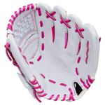 Wilson A440 Flash 11.5" Fastpitch Softball Glove White / Flamingo Pink