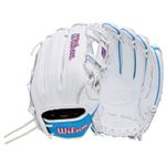 Wilson Glove A1000 Fastpitch H12 White / Cool Blue / Red