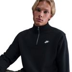 Nike Club Basketball Half-Zip Top - Men's Black / Black / White