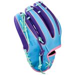 Wilson A2000 October 2025 GTOM Glove Sky Blue / Purple / Seafoam / Pink