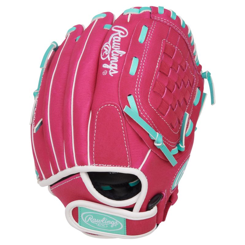 Rawlings Sure Catch 10.5' Softball Glove - Kids' Pink / Mint