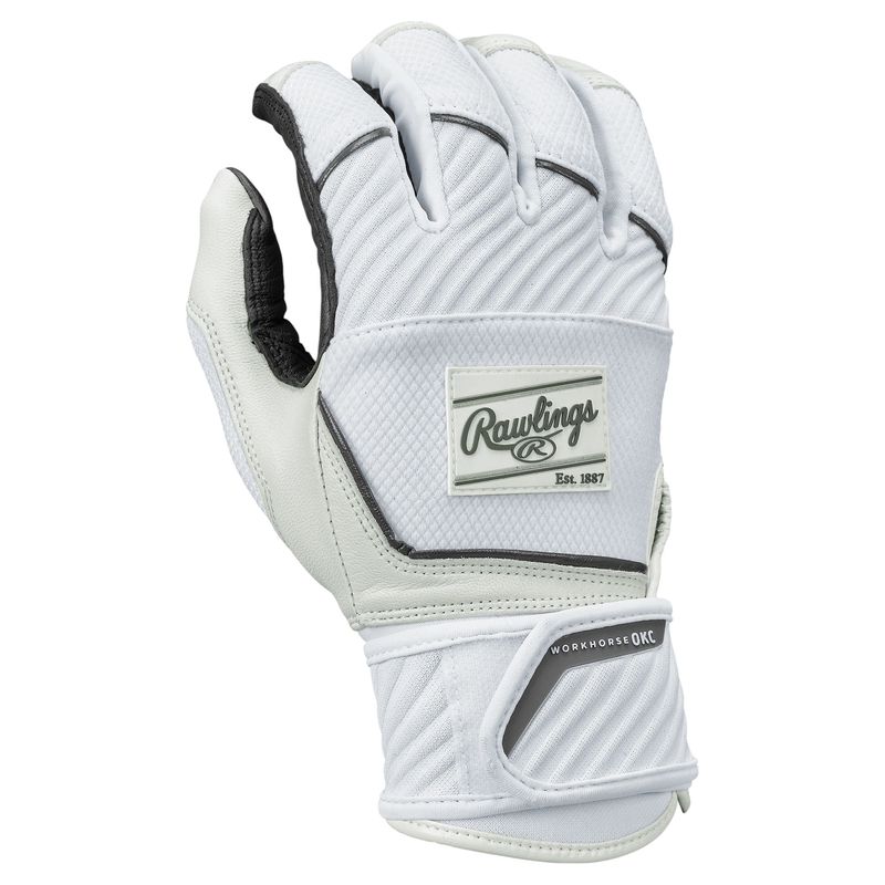 Rawlings Workhorse OKC Compression Strap Soft Batting Glove - Women's White