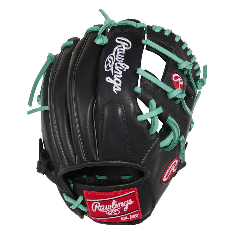 Rawlings R9 ContoUR 11" Infield Baseball Glove Black / Mint