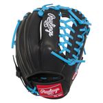 Rawlings R9 ContoUR 11.5" Baseball Glove Black / Columbia Blue
