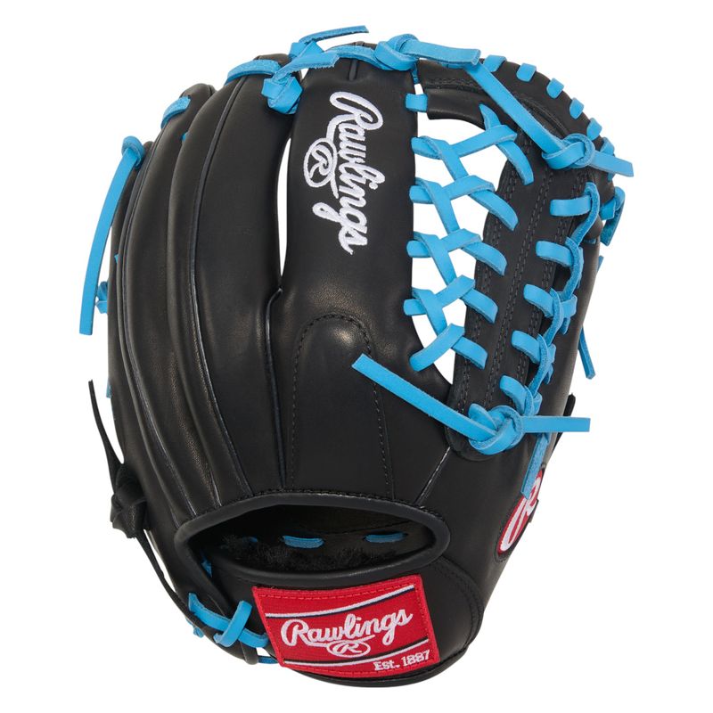 Rawlings R9 ContoUR 11.5" Baseball Glove Black / Columbia Blue
