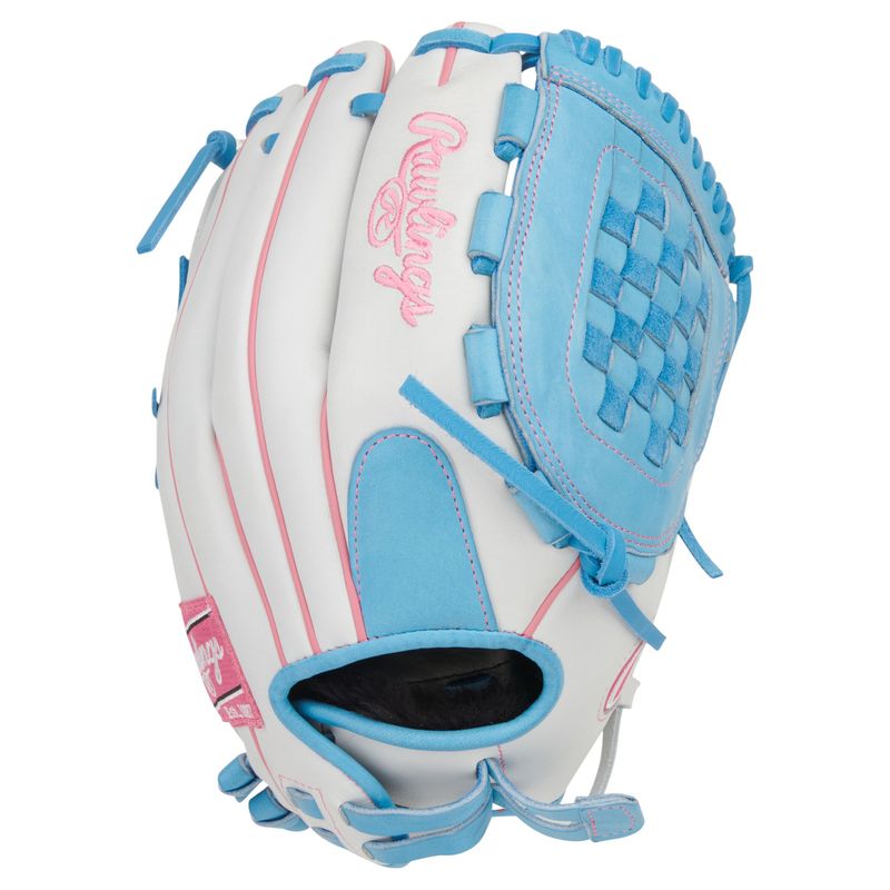 Rawlings Liberty Advanced 12.5" Fastpitch Softball Glove White / Columbia Blue