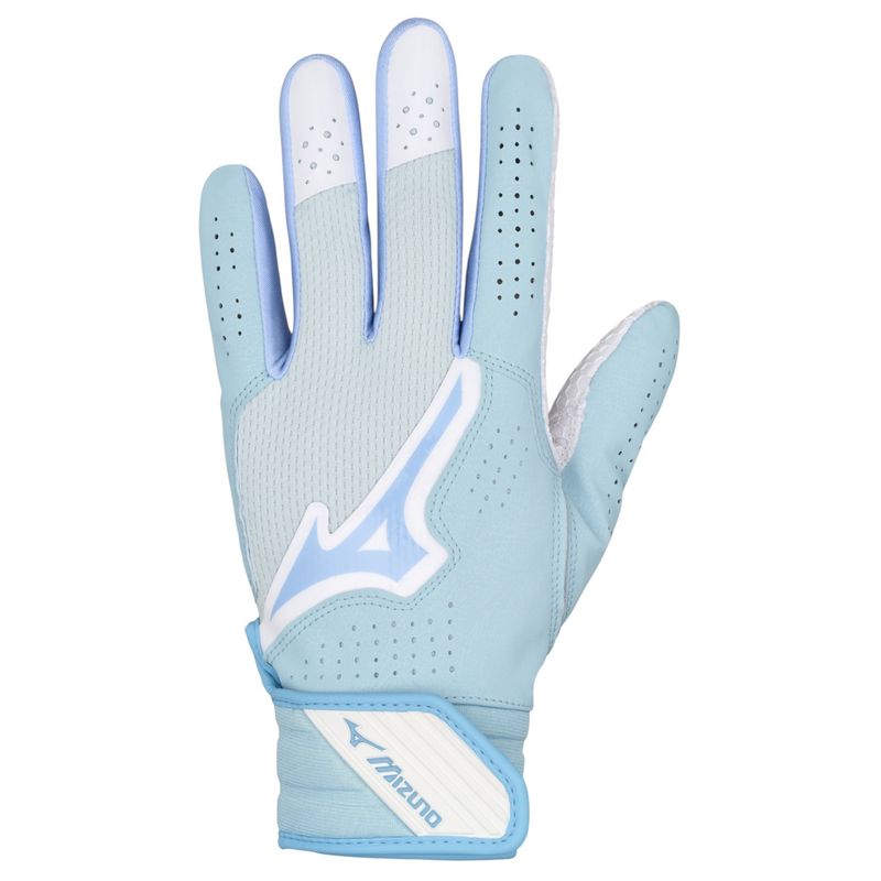 Mizuno Finch Softball Batting Glove - Women's Light Blue