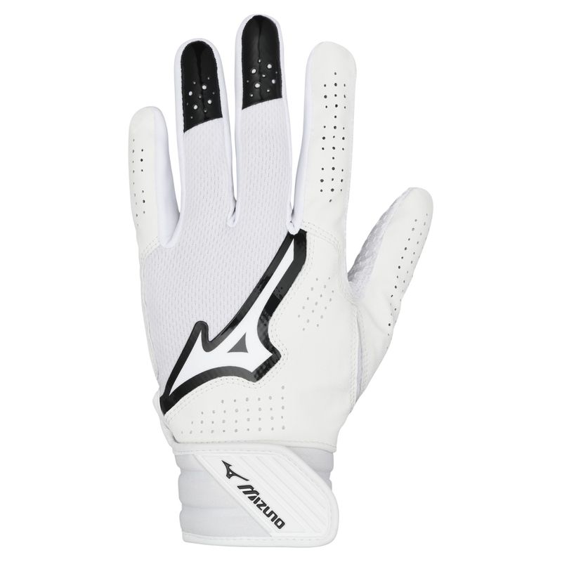 Mizuno Finch Softball Batting Glove - Women's White / Black