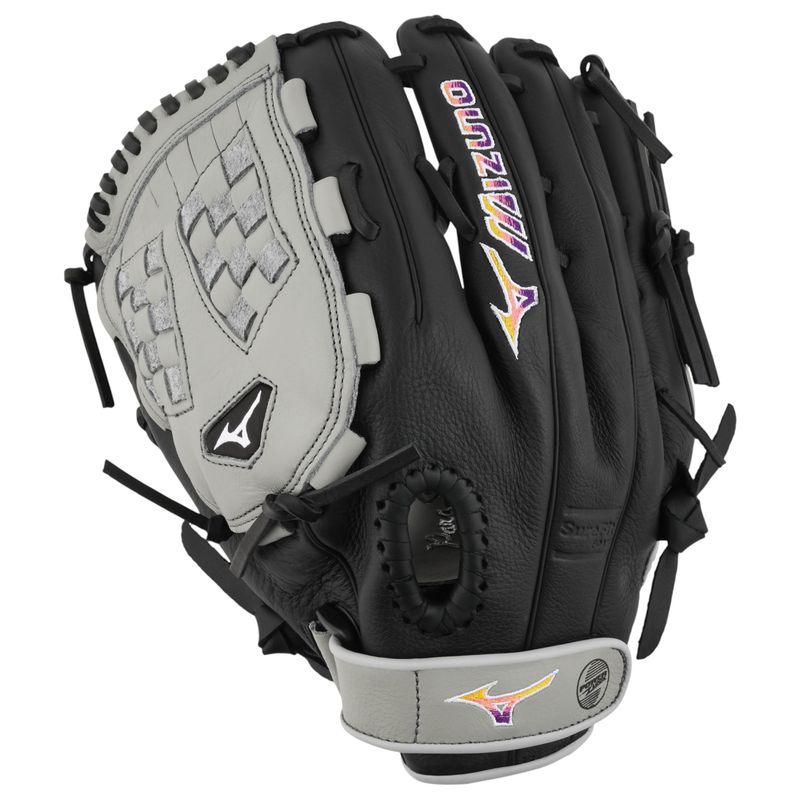 Mizuno Franchise FP Tartan Web Utility Glove - Women's Grey / Black