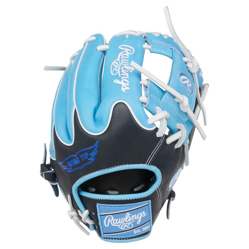 Rawlings Heart of The Hide Wing Tip 11.75" Infield Baseball Glove  Columbia Blue / Black