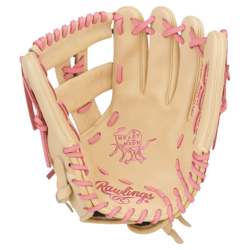 Rawlings Heart of The Hide 12" Fastpitch Softball Glove Camel / Pink