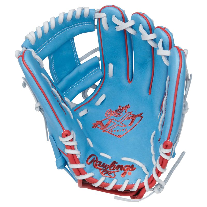 Rawlings NXT Series 11.75" Infield Baseball Glove Columbia Blue / Scarlet