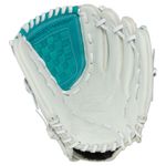Rawlings Shut Out 11.5" Fastpitch Softball Glove White / Teal