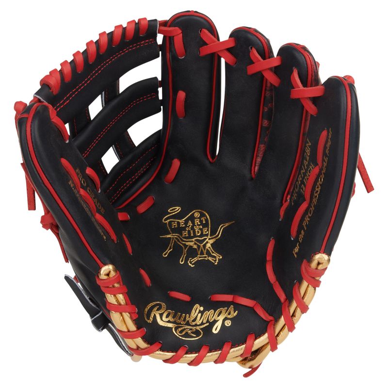 Rawlings Heart of The Hide 12" Infield Baseball Glove Navy / Scarlet