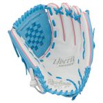 Rawlings Liberty Advanced 12.5" Fastpitch Softball Glove White / Columbia Blue